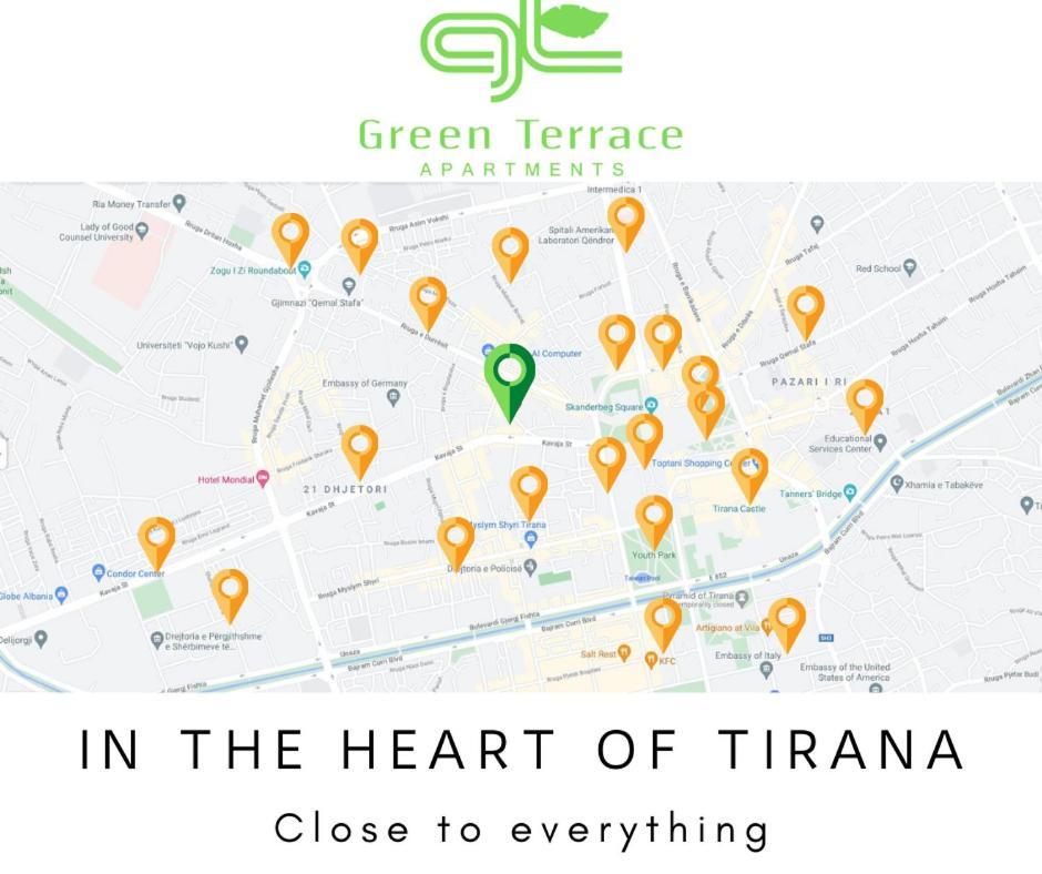 Green Terrace Apartment 4 ティラナ エクステリア 写真